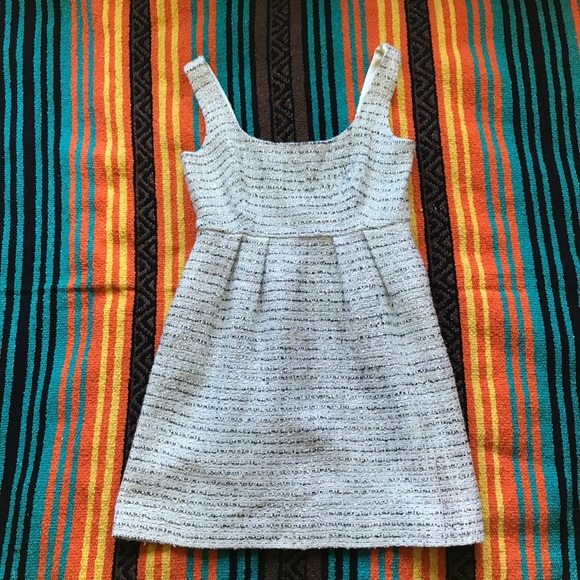 Milly Dresses & Skirts - MILLY OF NEW YORK WHITE SILVER BLACK DRESS